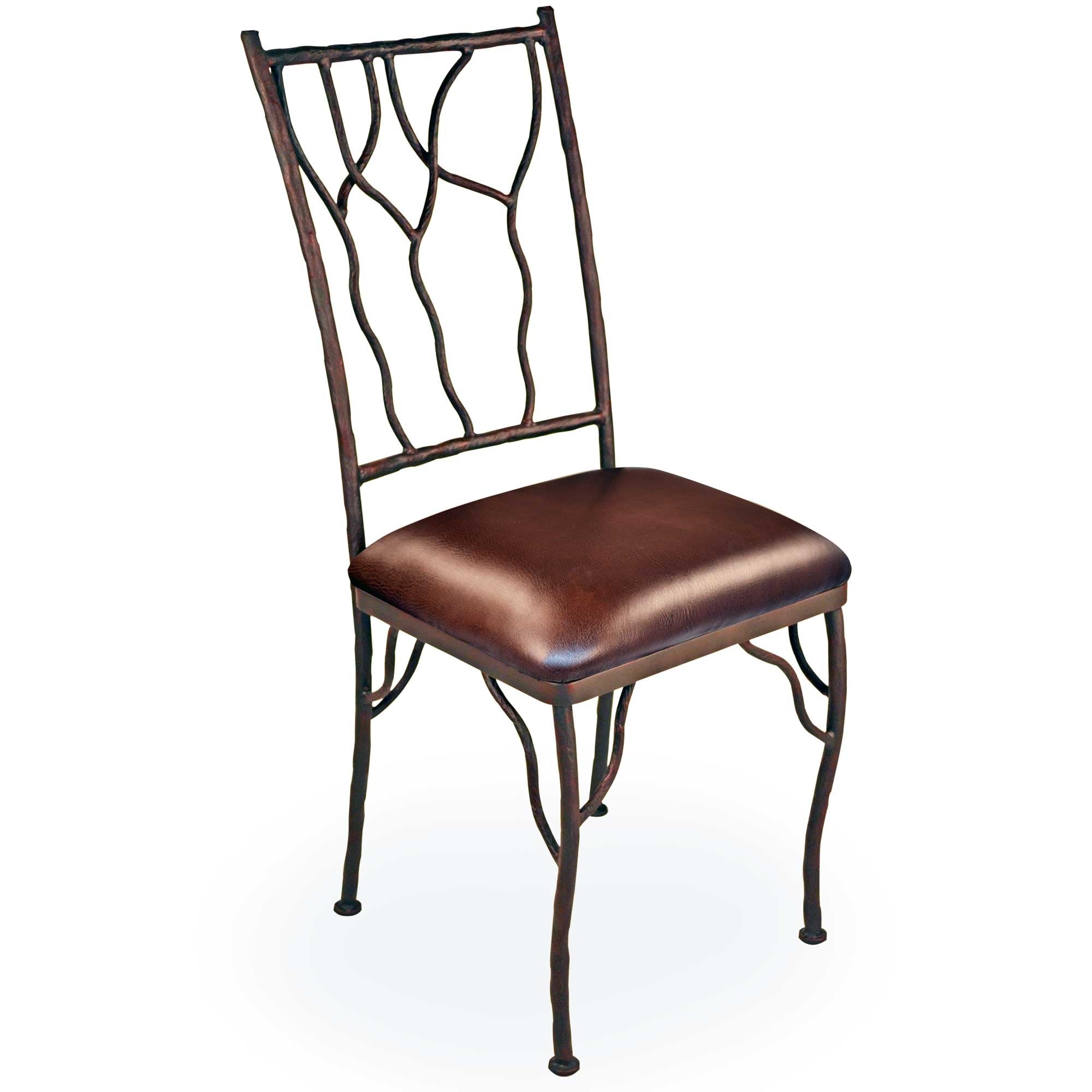 Wrought Iron Camelot Chair W/ Seat by Mathews & Co.