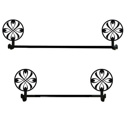 Wrought Iron Ribbon Towel Bar