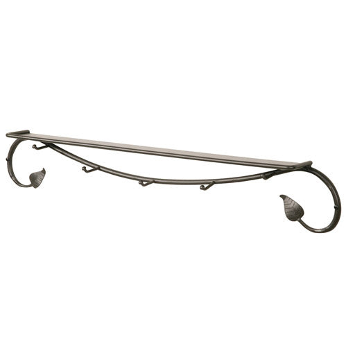 Eden Isle Wall Coat Rack With Shelf