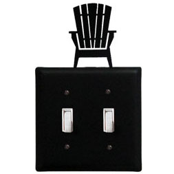 Wrought Iron Adirondack Chairs Cover (Double)