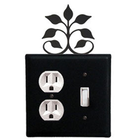 Wrought Iron Leaf Fan Outlet & Switch Cover
