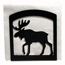 Wrought Iron Moose Napkin Holder