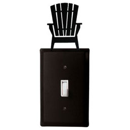 Wrought Iron Adirondack Chairs Switch Plate