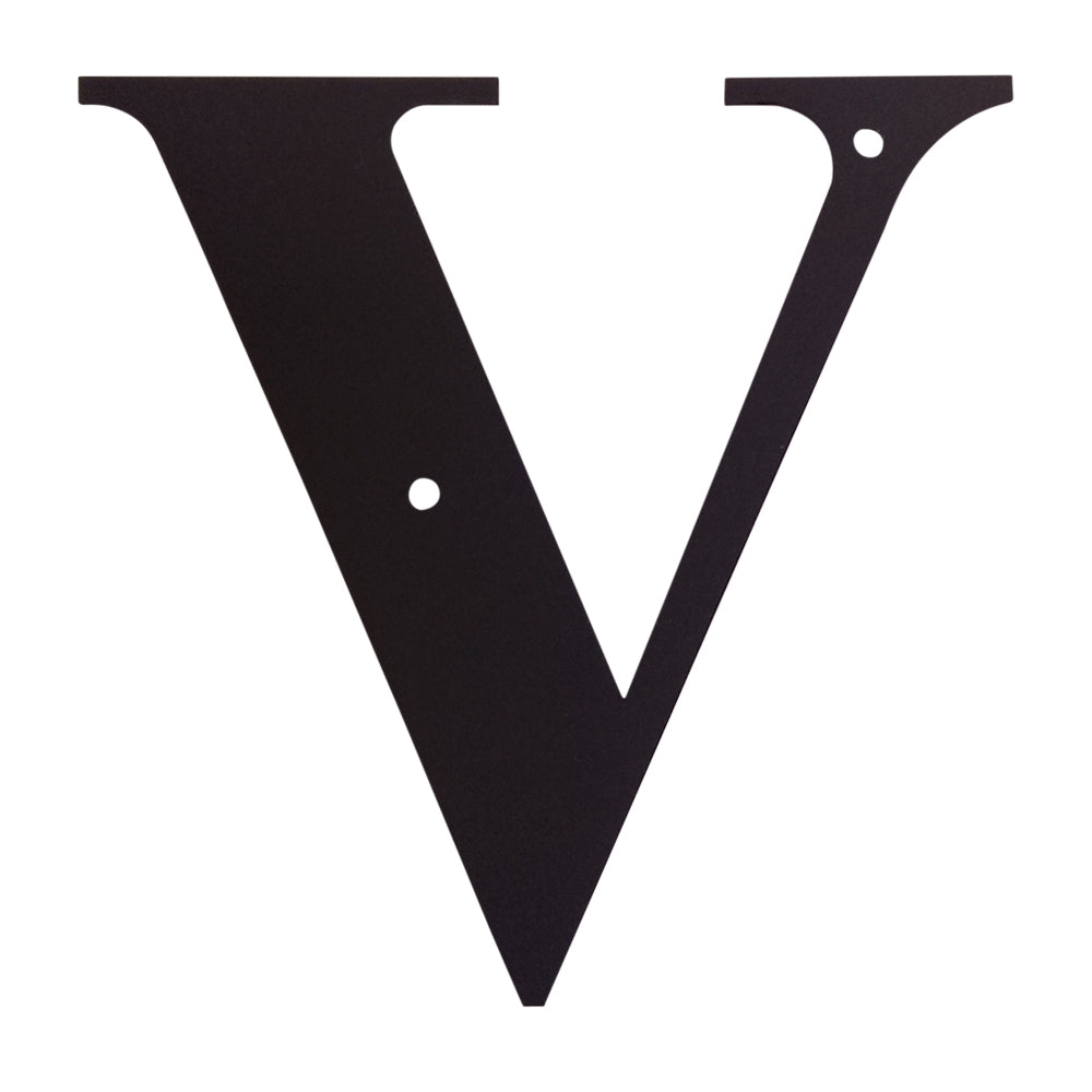 Wrought Iron Letter V