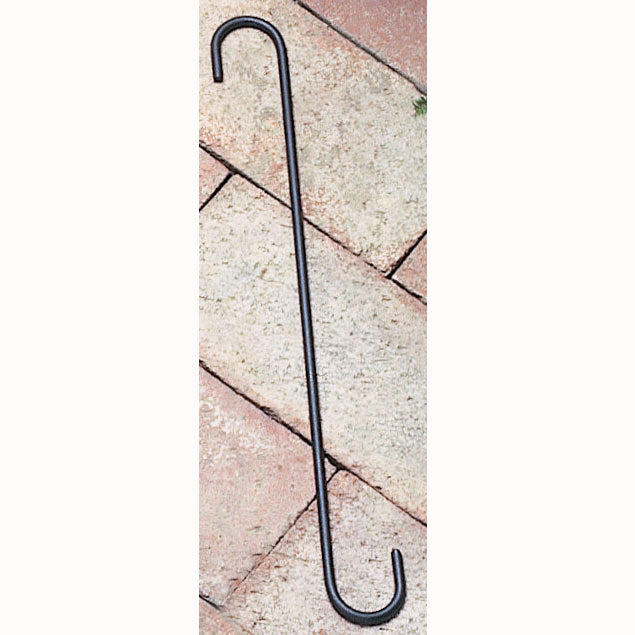 Wrought Iron S-Hook - 12" x 1"