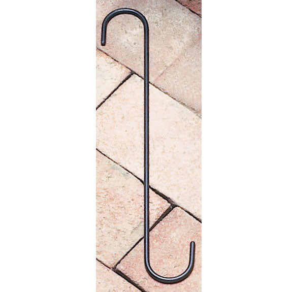 Wrought Iron S-Hook - 12" x 1-1/2"