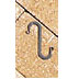Wrought Iron S-Hook - 2" x 5/8"