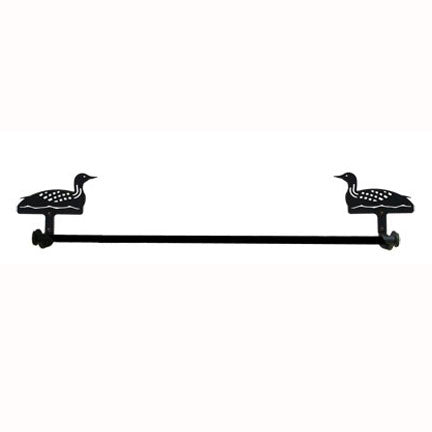 Wrought Iron Loon Towel Bar