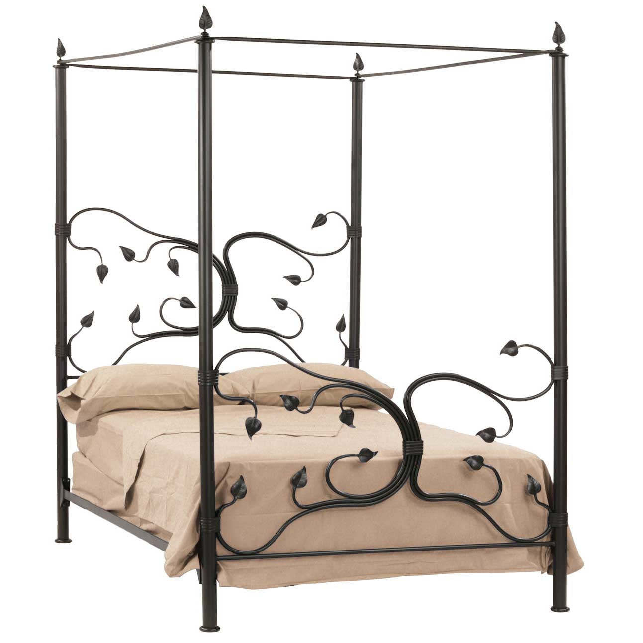 Wrought Iron Canopy Bed Eden Isle, Iron Canopy Bed Frame