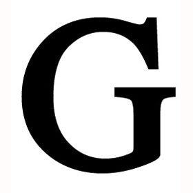 Wrought Iron Letter G