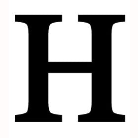 Wrought Iron Letter H