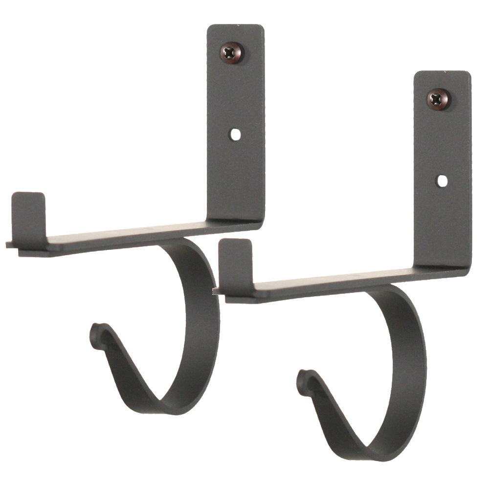 Details about   RESIN ORNATE BRACKETS for 2.25" ROD Protrudes 6" From Wall w/Mounting Hardware 