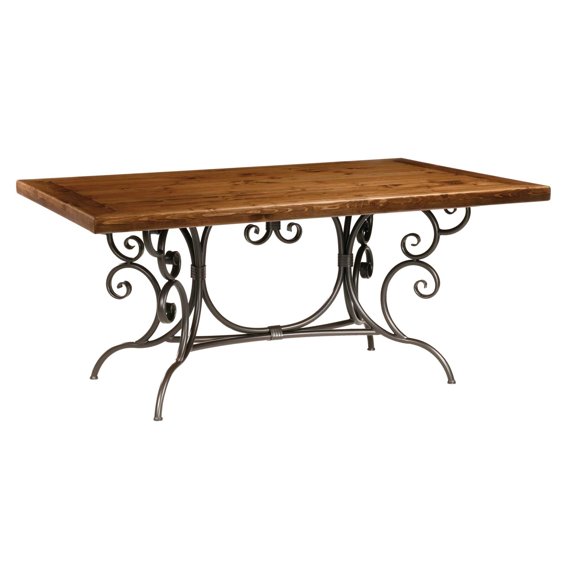 Wrought Iron Dining Table Base, Wrought Iron Dining Table Base