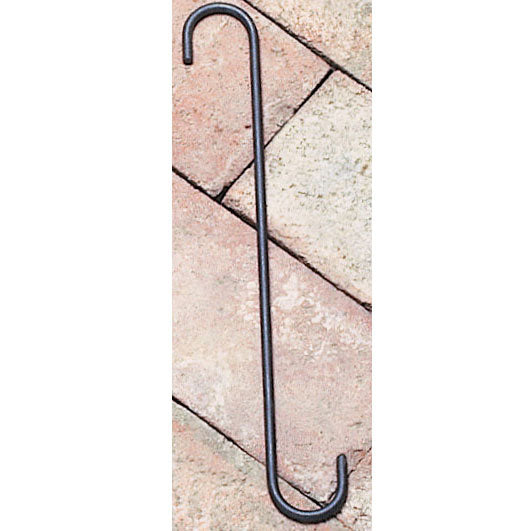 Wrought Iron SHook 10" x 1"