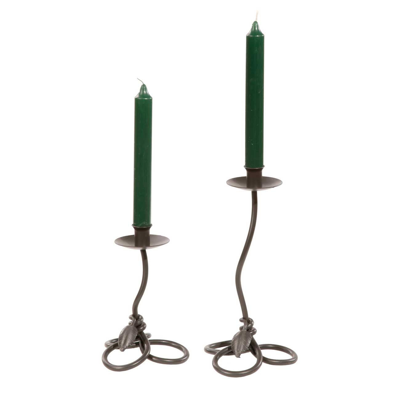 Wrought Iron Candle Holder Leaf Candle Holders